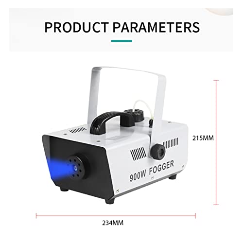 Máquina de humo de 900 W para escenario, efecto especial de humo ideal para bodas, Halloween, fiestas y producción musical miniatura 3