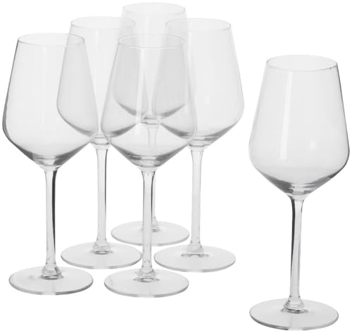 Produktfoto von Weissweinkelch 370 ml, Glas, klar (6er Pack)