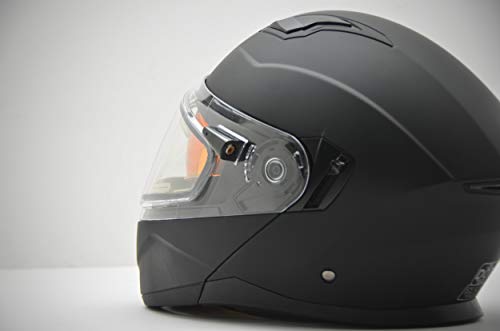 Vega Helmets Caldera Unisex-Adult Modular 30% Larger Shield And Sunshield (Gloss Black, Xl) #TOP7