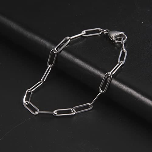 Pulsera de cadena delicada de acero inoxidable miniatura 3