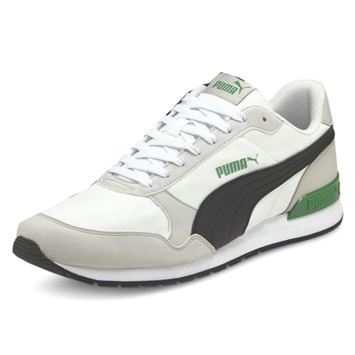 PUMA Mens St Runner V2 Nl Lace Up Sneakers Shoes Casual - Green, White2
