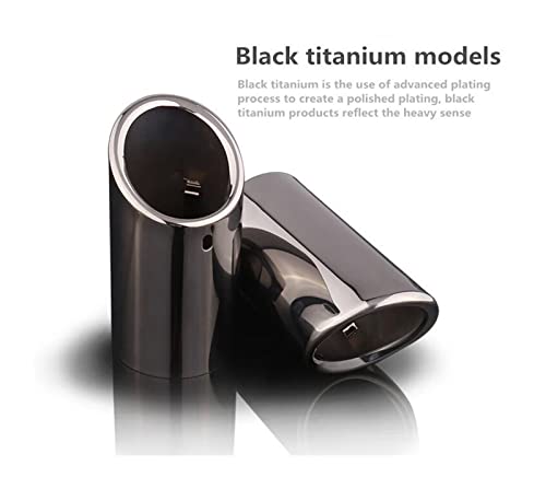 1pc/2Pcs Auto Car Exhaust Muffler Tip Pipes Covers Car Accessories