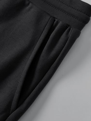 Weintee Women's Plus Size Petite Drawstring Knit Capri Pants with Pockets4