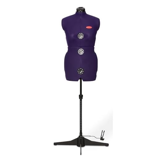 Prym Prymadonna M, 8-teilig Schneiderbüste, Metal, Lila, M, 5
