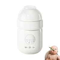 Multifunktionaler Babybrei Zubereiter, 4-in-1: Dampfgaren, Mixen, Aufwärmen, Erwärmen, aus 316 Edelstahl zur schnellen und gesunden, Babybrei Zubereiter für Zuhause und Reisen, 350 ml Fassungsvermögen