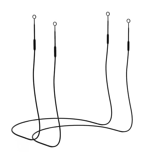 Earplug Lanyard [2 pcs] with Magnetic Tug-Resistant Safety Cord, Flexible Silicone Lanyard with Most Earplugs with Removable Tips Compatible