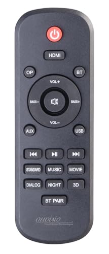 auvisio Soundbox: 2.1-Soundbar mit integriertem Subwoofer, 180 W, Bluetooth 5, HDMI, AUX (Soundbar Für Fernseher, mit eingebautem Subwoofer, BT) – Bild 7