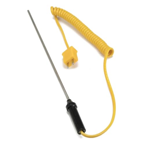 Termopar tipo K de 200mm para un control térmico preciso con cabezal 3