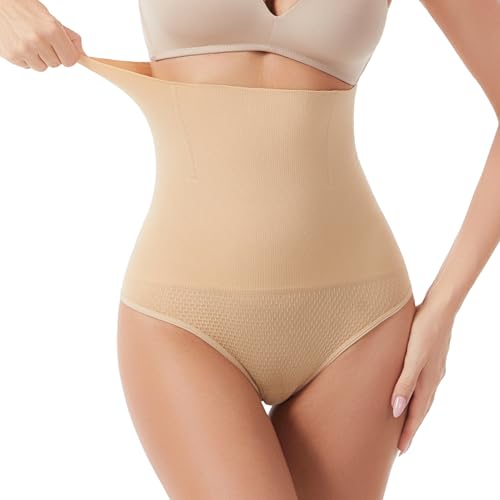 Image of Thong Shapewear for Women Tummy Control Underwear Butt Lifter Panties Seamless Body Shaper