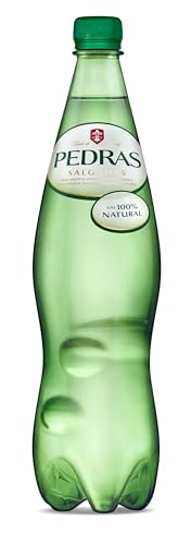 PEDRAS Agua Mineral con Gas Natural - 1L - 100% Natural de Manantial