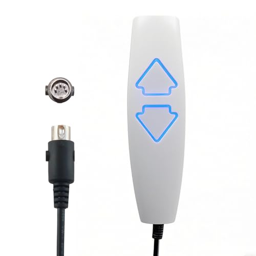 Fresayerd Lift Chair Remote Replacement 5 Pin 2 Lighted Button Hand Control with 6Ft Cord for Power Lift Recliner Chairs Accessories Recliner Control Replacement Parts