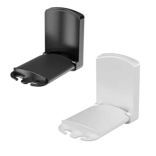 2 supporti per cuffie pieghevoli con nastro adesivo e cuscinetto silicone universale autoadesivo gancio per per da parete