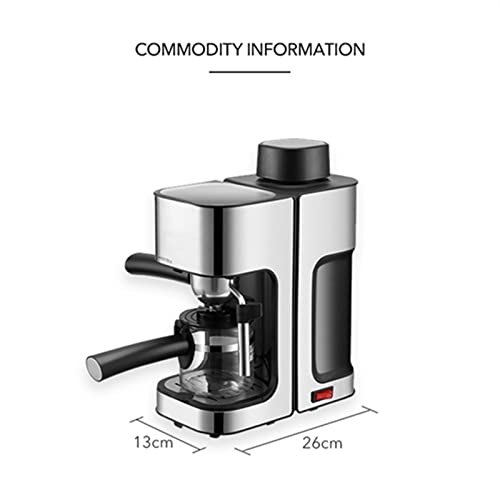 Generic Macchina da caffè 0.25L 5bar Macchina for caffè Espresso Macchina da caffè Costruito in Formato Latte Foam Semi… - immagine 8