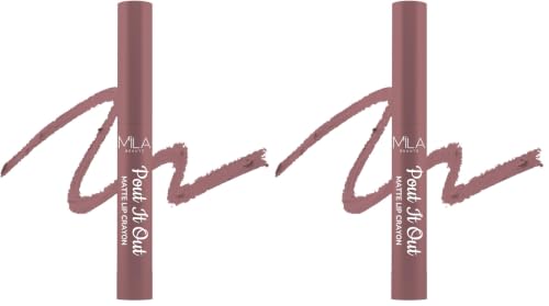 Image of Mila Beaute Pout It Out Matte Lip Crayon | Highly Pigmented & Enriched With Jojoba Oil | Soft Matte Finish | Creamy & Light Weight Texture | Smooth Glide Application | Shade - (Mulan 1.25g)
