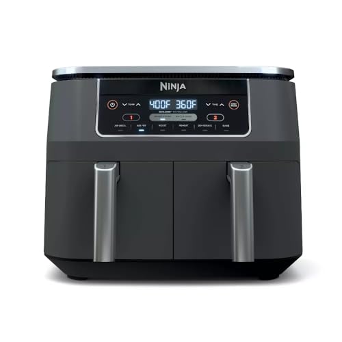 Ninja-Foodi-DZ201-6-in-1-8-qt-DualZone-2-Basket-Air-Fryer-Smart-Finish-Match-Cook-Wide-Temp-Range-Dishwasher-Safe-Stainless-Steel-Digital-Control-XL-Capacity-Healthy-Cooking Ninja Foodi DZ201 6 in 1 8 qt DualZone 2 Basket Air Fryer Smart Finish Match Cook Wide Temp Range Dishwasher Safe Stainless Steel Digital Control XL Capacity Healthy Cooking