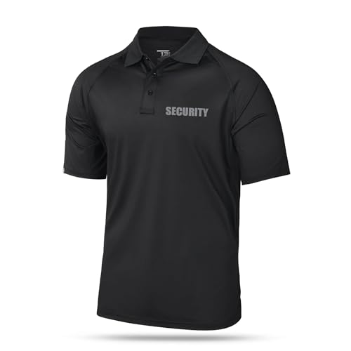 Security Performance Polo - Polyester for Odor Free, Moisture-Wicking Quick Dry Comfort. Ideal for Law Enforcement.3