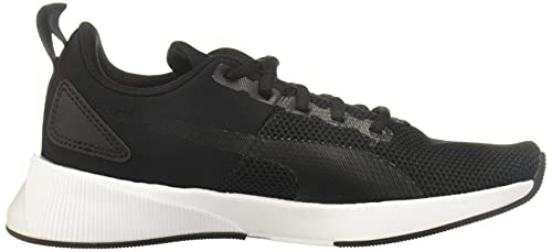 PUMA PUMA Unisex-Adult Men's Flyer Runner Running Shoe Sneaker, Black Black, 14