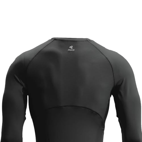 Image of Raida High Performance Base Layer with Advance Freshness & Anti-Bacteriol Technology | Top (3XL) Black