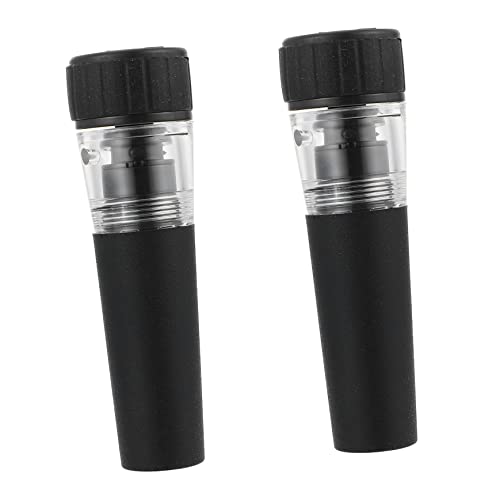 FUNOMOCYA Tapón de Vino Bomba de Vacío Multifuncional 2 Piezas Ligero y Práctico Conservación de Vino al Vacío para Cerveza y Bebidas Accesorios de Bar