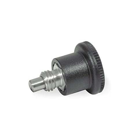 Ganter Normelemente GN 822.7-10-M16-B 7-10-M16-B-Rastbolzen | Kleine Ausführung, schwarz, Gewinde d2: M16 Cover