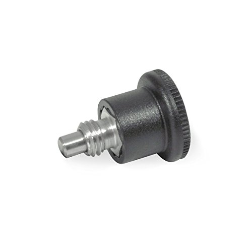 ganter Norma Elementos | Mini Raster – GN 822.7 | pernos Diámetro: 4 mm | Guía/Rast lápiz Acero Inoxidable, 2 unidades), GN 822.7-4-M8X1-C