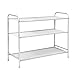 MaidMAX 3 Tiers Closet Shelf Organizer with 2 Drawers for Home Storage and Organization, Silver Grey