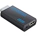 INF Wii HDMI Adapter, 720/1080P HD Konverter mit 3,5mm Audioausgang für Wii an Monitor, Beamer, Fernseher