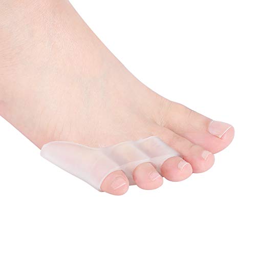 Teenspacers, siliconen beschermen tenen, kleine teen Comfortabel Duurzaam voor teenschoenen Home Bursitis - Afbeelding 3