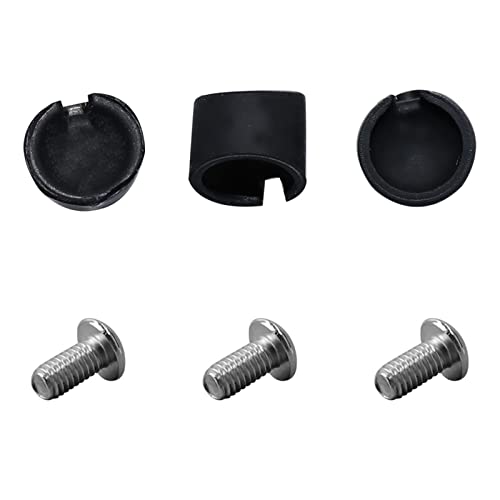 YYDStes Lskjzzn 1Set Scooter Rear Rubber Cap Fit for Xiaomi Fit for M365/Fit for M365 Pro Rear Mudguard Screw Rubber Cap Screw Plug Cover Electric Scooter(Color:Black)