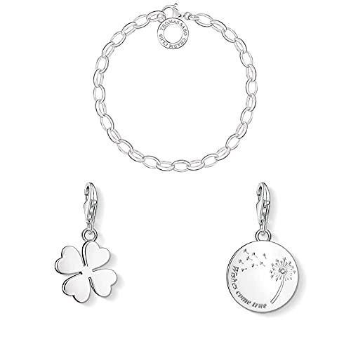 Thomas Sabo Women Charm Bracelet Charm Club 925 Sterling Silver