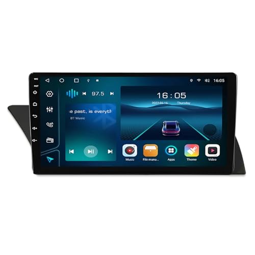 Genérico Radio de Coche Doble DIN con Bluetooth y Android 13 para Audi A4, A4L, B8 y A5 (2009-2018): Pantalla táctil de 10", Control por Voz, cámara Trasera, Mirror Link y Compatible con SWC.