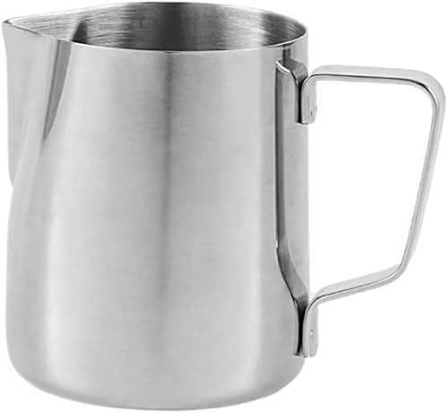 Rutexcジャグステンレススチールミルクフォーマー エスプレッソマシン用 カフェラテアートに最適エスプレッソマシンだけでなく、家庭用コーヒーメーカーにも対応し、様々なシーンで活用可能。