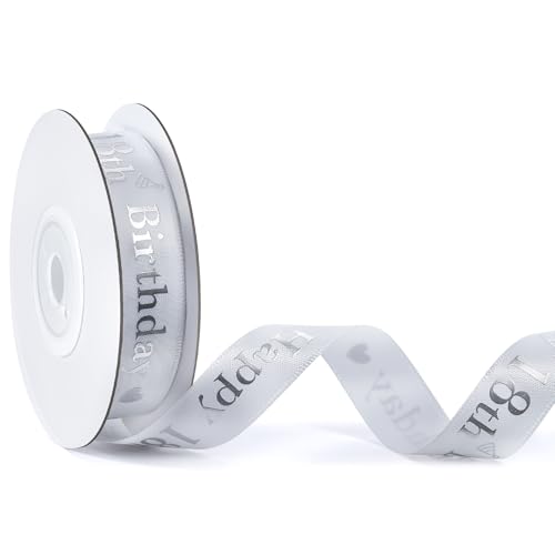 FAKILO Happy 18th Birthday { Vo[{ ap[eB[ P[LfR[V MtgpbP[W O[eBOJ[h fR[V |(1.6cm x 10[h)