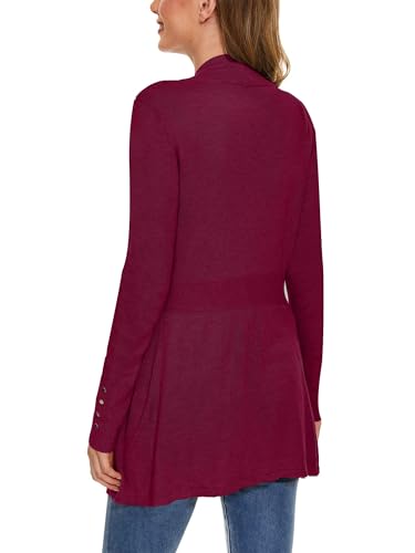 Image of Cardigan for Women Dressy Casual Long Sleeve Open Front Knit Cardigan Sweaters