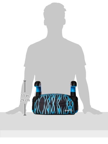 Evenflo AMP Select Car Booster Seat, Blue Flames
