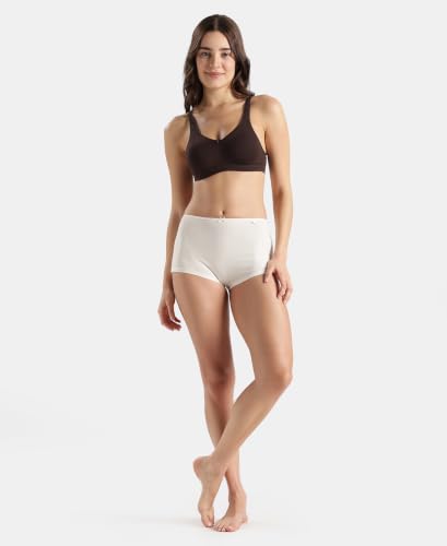 Image of Jockey SS04 Women High Coverage Super Combed Cotton Elastane Stretch Boy Leg (Pack of 2)