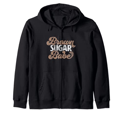 Brown Sugar Babe Proud Black Women African Pride Sudadera con Capucha