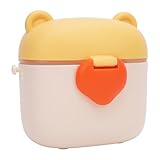 Generic Dispensador de Leche en Polvo para Bebés, Dispensador Seguro de Fórmula para Bebés, Portátil para Viajes (YELLOW)