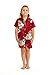 Hawaii Hangover Boy Aloha Luau Shirt Cabana Set in Pineapple Garden Burgundy 2 Year Old