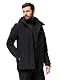 Jack Wolfskin Romberg 3-in-1 Herrenjacke Schwarz, Größe L EU