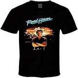 Custom Roadhouse Patrick Swayze Men's Funny T-Shirt 100% Cotton Tee Black S