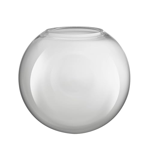Image of Aspen Creative 28005-60-2, 6 inch Clear Glass Globe, Neckless for Wall Sconces, Fitter: 2-3 /4 inch, 2 Pack