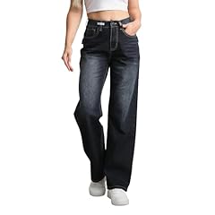 Wide-leg Jeans - Black