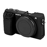 Easy Hood Case for Sony Alpha A6000 ILCE-6000 Digital Camera, Anti-Scratch Soft Silicone Housing Protective Cover Protector Skin (Black)