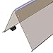Tinted Folding Windshield Golf Cart Windscreen, Compatible with Club Car Precedent 2004-UP, 37-3/4 x 30 Inch