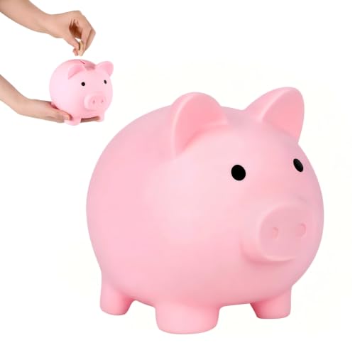 Image of Cute Piggy Bank,plastic material15 x12x13.5centimetres