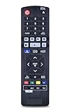 1 pc Télécommande Pour LG Blu-Ray Lecteur DVD AKB73735801 AKB73896401 Pour LG Blu-Ray Lecteur DVD BP330 BP135