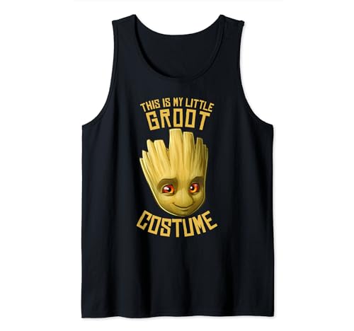 Déguisement Groot Marvel débardeur sans manches pour costume rapide