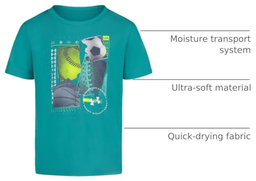 Image of Under Armour Boys' Short Sleeve Sports Graphic T-Shirt, Lightweight & Breathable, Relaxed Fit