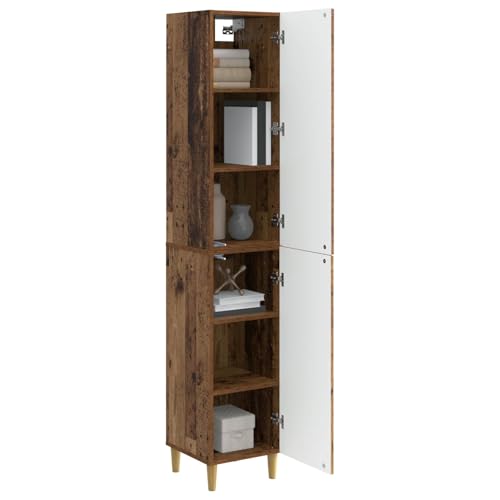 vidaXL Juego de armarios 2 pcs Madera de ingeniería, Un Juego de Muebles Moderno, Decoraciones, Esenciales para la Sala, diseños funcionales, Ahorro de Espacio